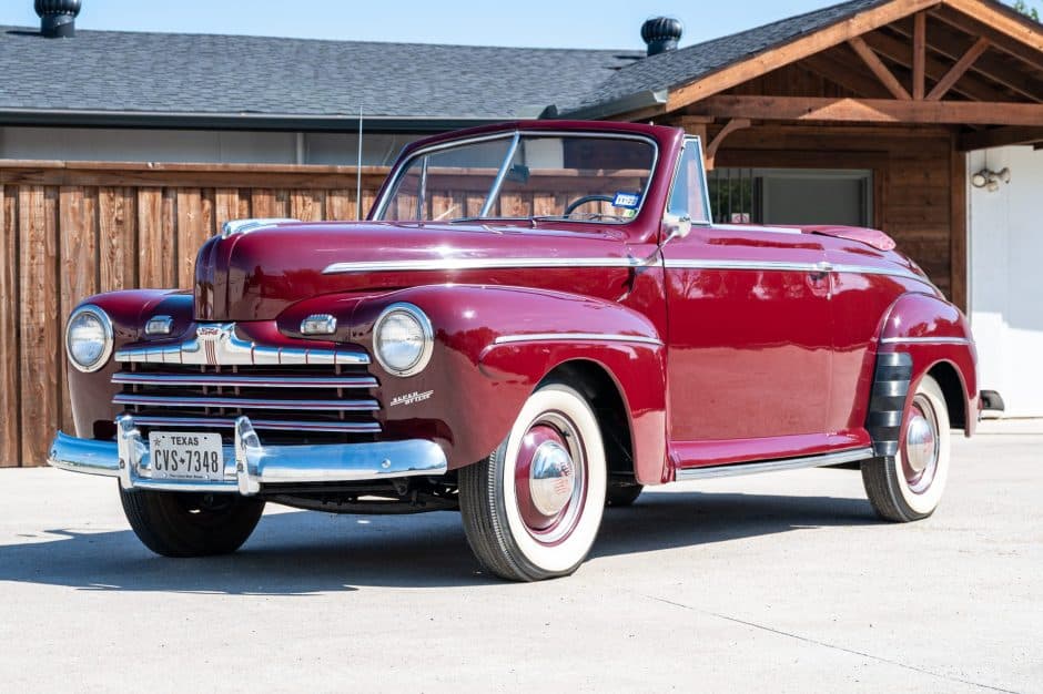 1946 Ford Standard, Deluxe, & Super Deluxe sold for $26,000
