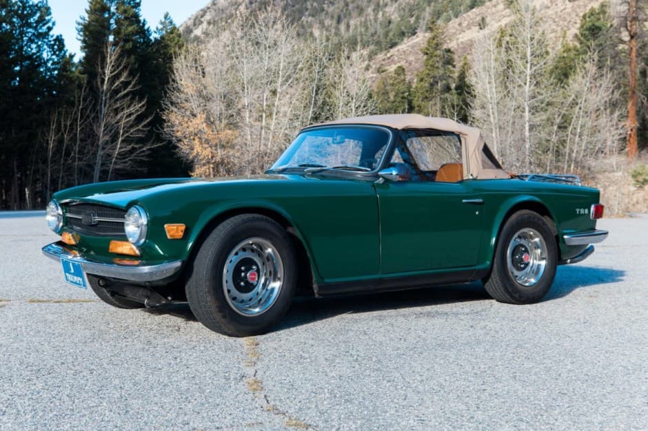 1971 Triumph TR6 sold for $28,000