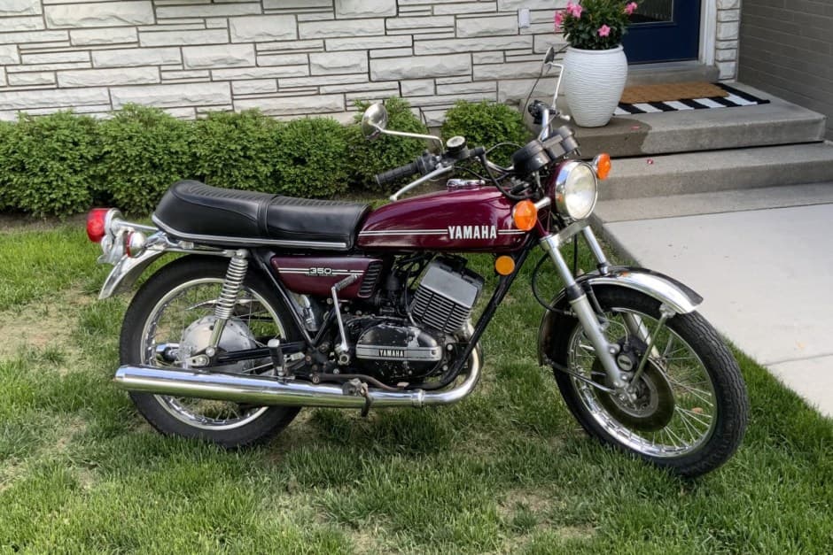 1974 Yamaha RD sold for $3,500