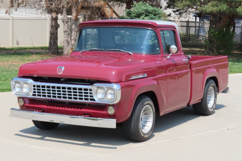 1958 Ford F-Series 1957-1960 sold for $14,500