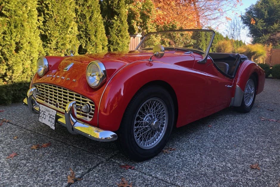 1961 Triumph TR3 sold for $23,400