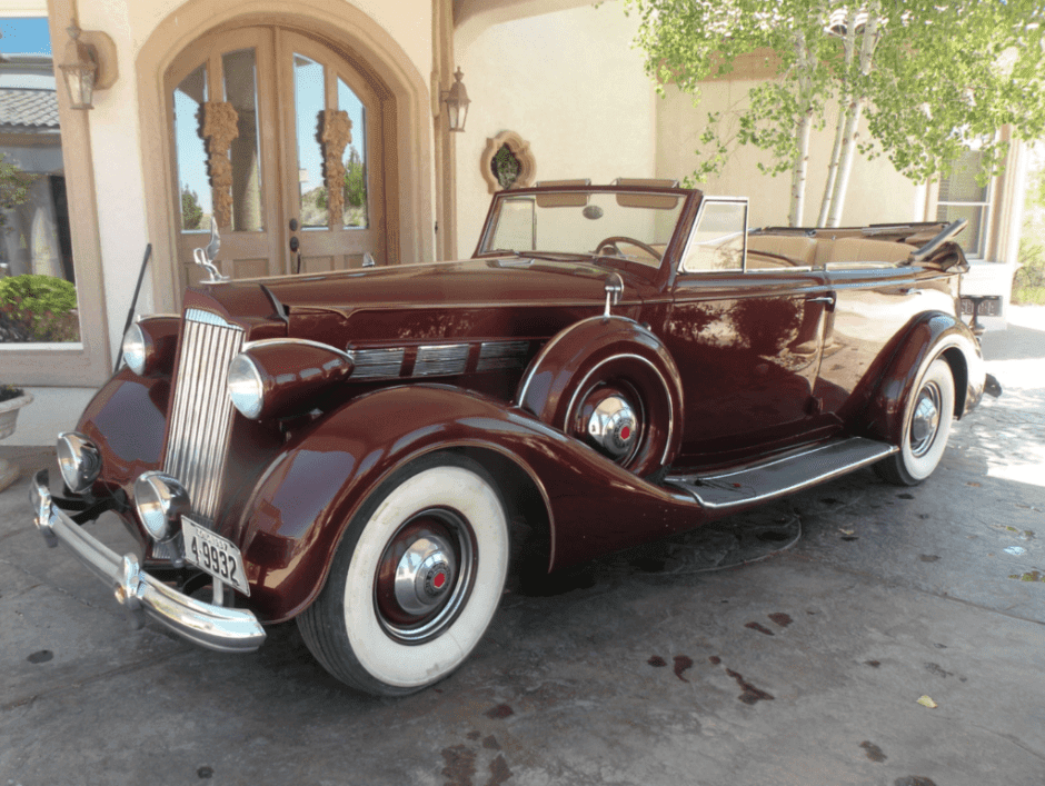 1937 Packard Eight sold for $92,000