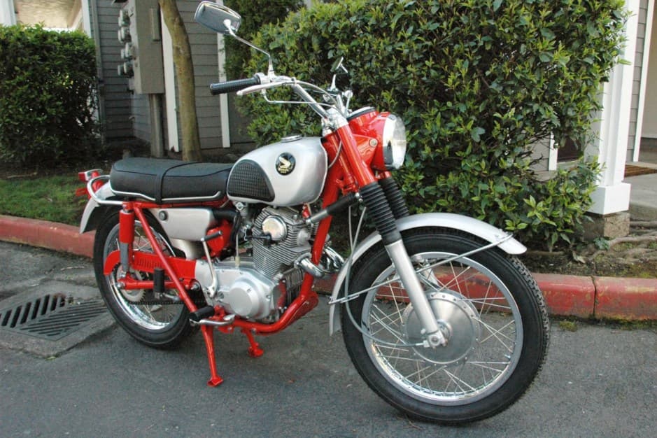 1966 Honda Dream, CB77 Super Hawk, & CL77 Scrambler sold for $11,568