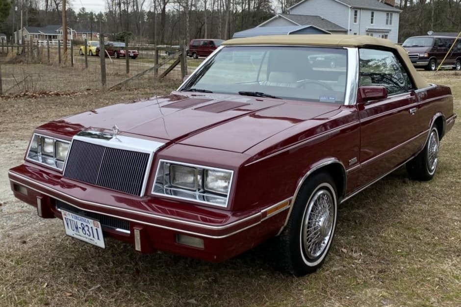 1984 Chrysler K-Car sold for $6,500