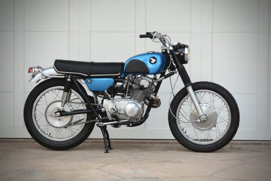 1967 Honda Dream, CB77 Super Hawk, & CL77 Scrambler sold for $115,000