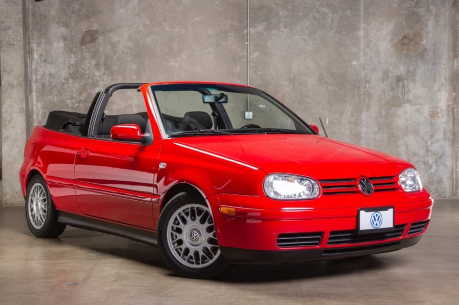 2001 Volkswagen Golf/Rabbit Cabriolet sold for $12,715