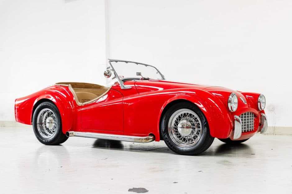 1957 Triumph TR3 sold for $48,000