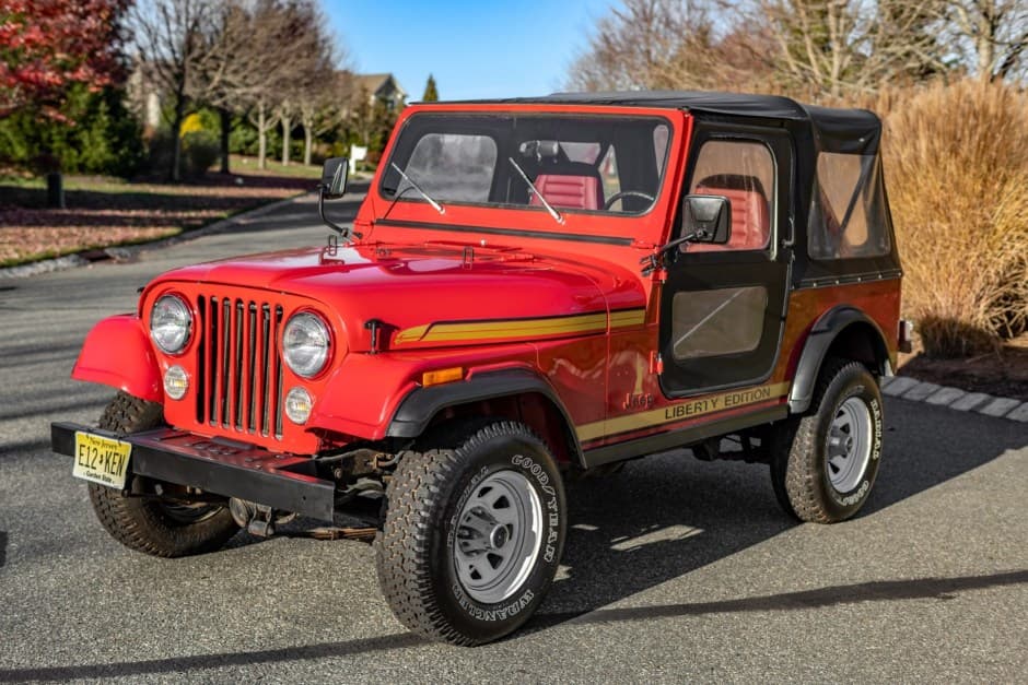 1986 Jeep CJ-7 sold for $22,000