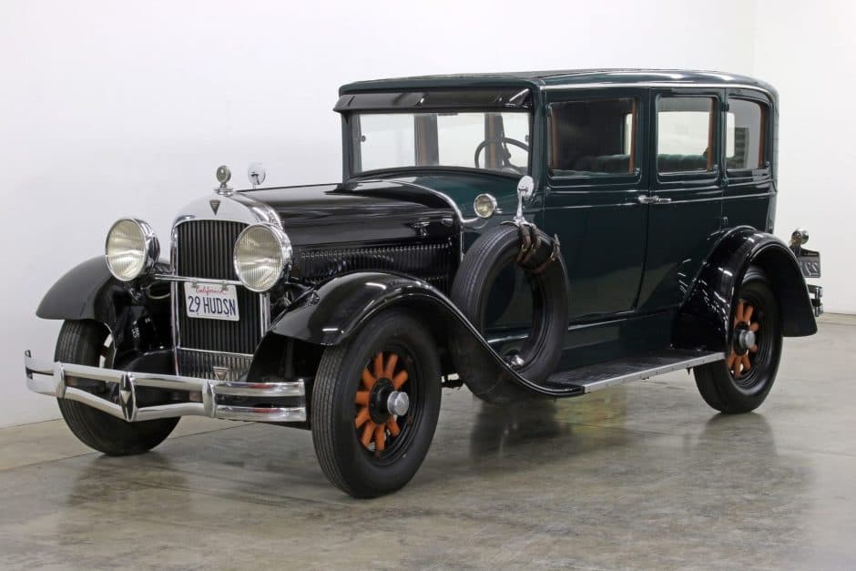 1929 Hudson Super Six sold for $25,500