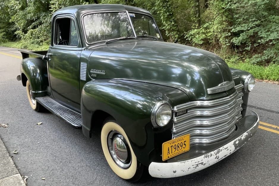1951 Chevrolet Advance Design Pickup (1947-1955) sold for $31,250