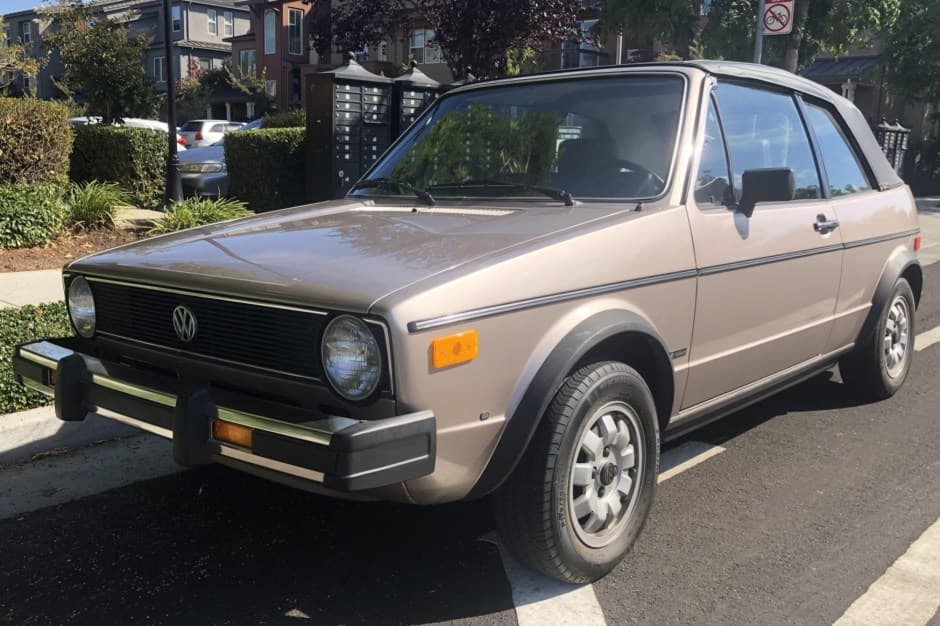 1984 Volkswagen Golf/Rabbit Cabriolet sold for $19,000