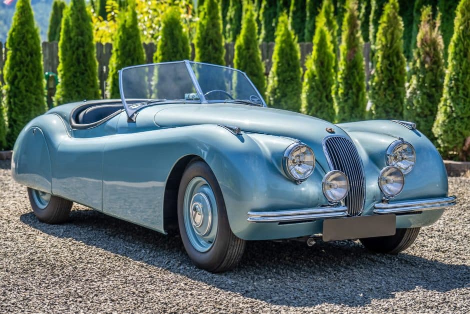 1950 Jaguar XK120 sold for $120,000