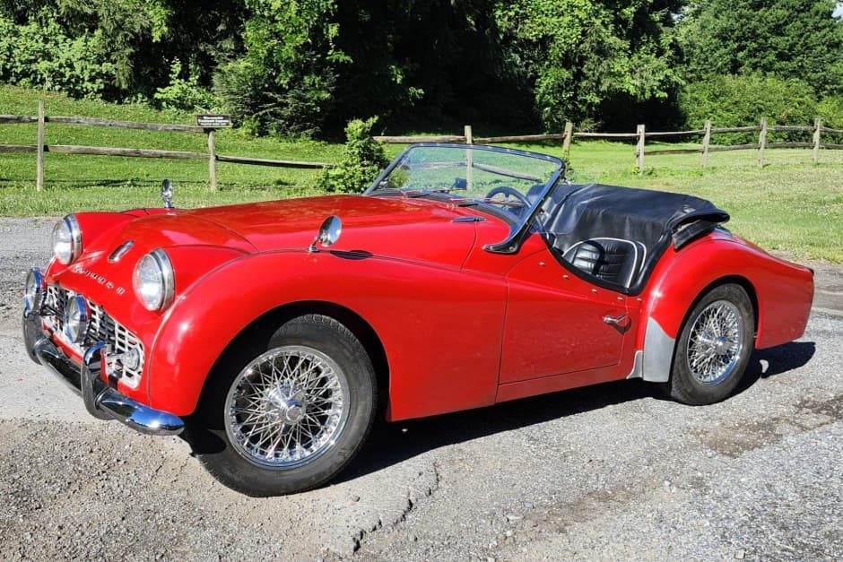 1958 Triumph TR3 sold for $28,750