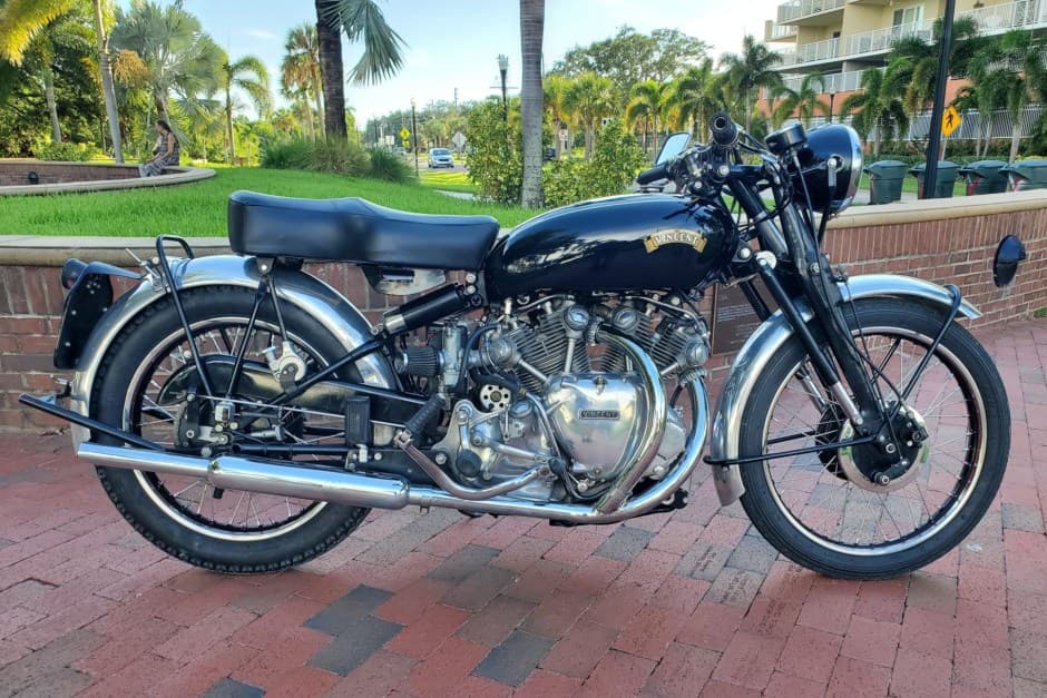 1953 Vincent Rapide sold for $66,600