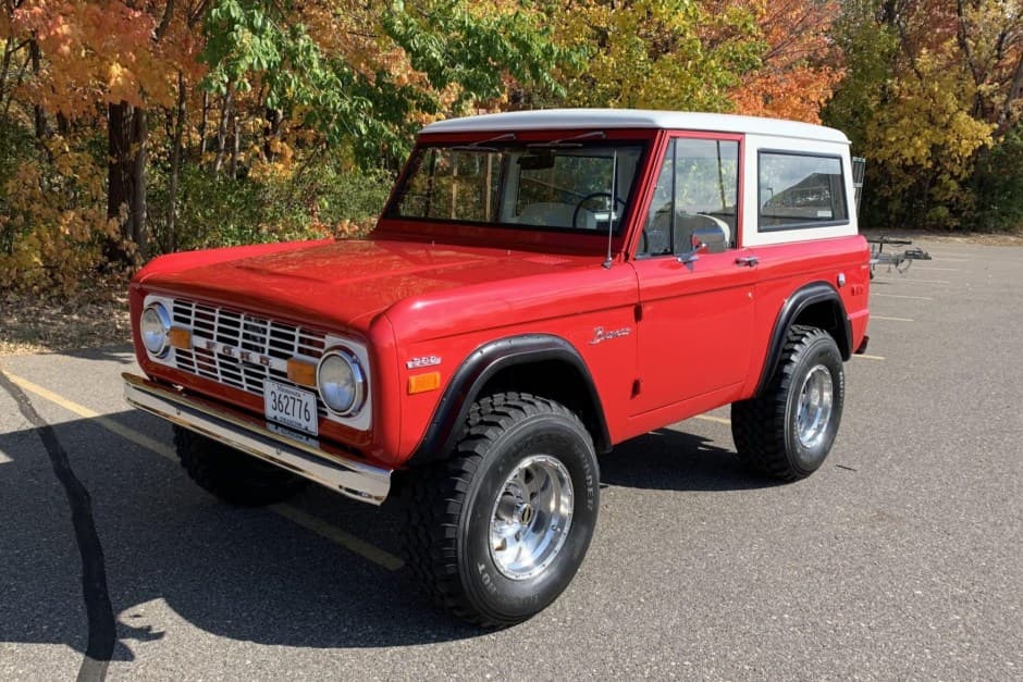 1972 Ford Bronco U13/U14/U15 1966-1977 sold for $47,777