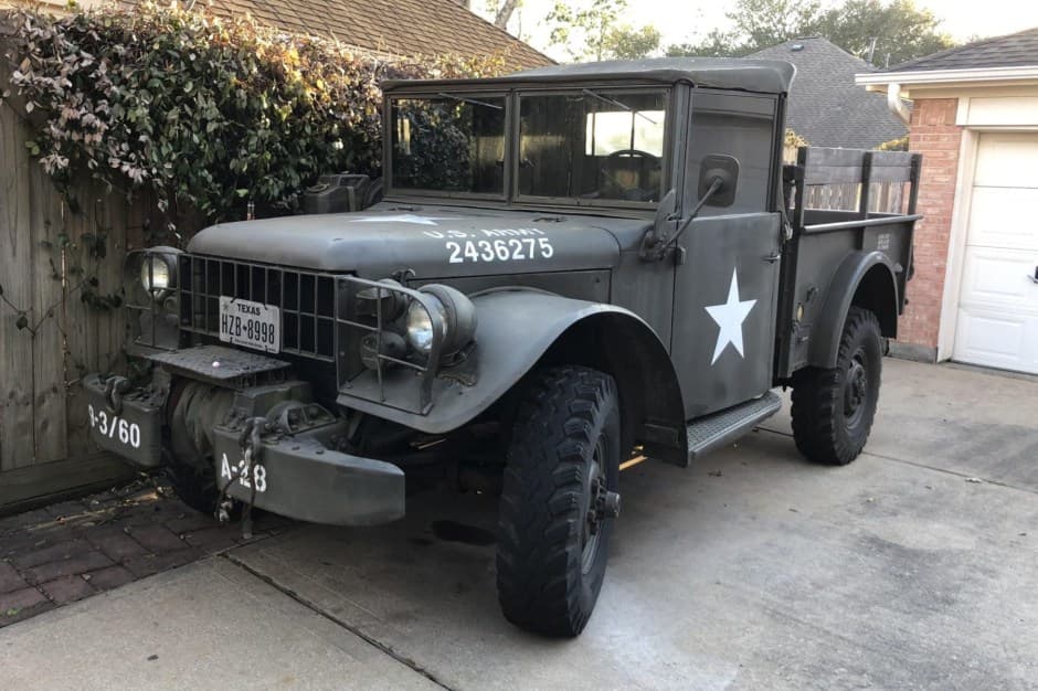 1952 Dodge Military Vehicles sold for $9,860