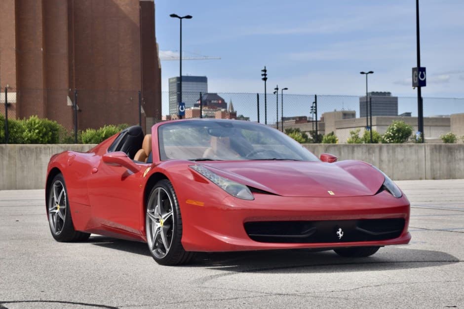 2012 Ferrari 458 sold for $196,458