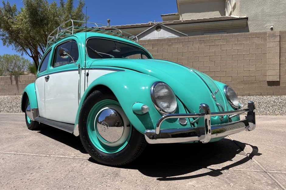 1956 Volkswagen Beetle (Oval Window) sold for $10,000
