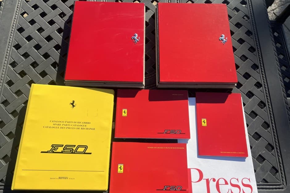 0 Ferrari F50 sold for $10,250