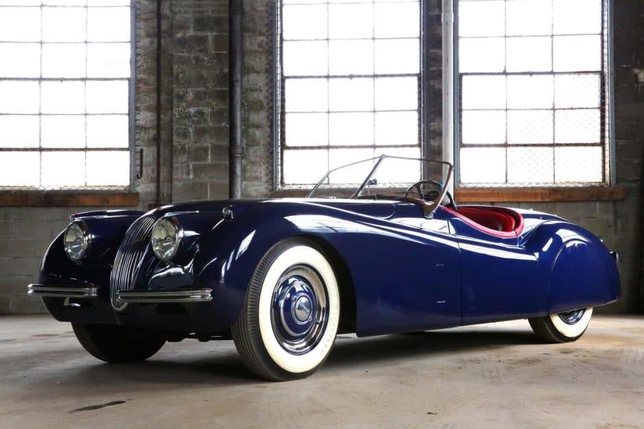 1953 Jaguar XK120 sold for $94,000