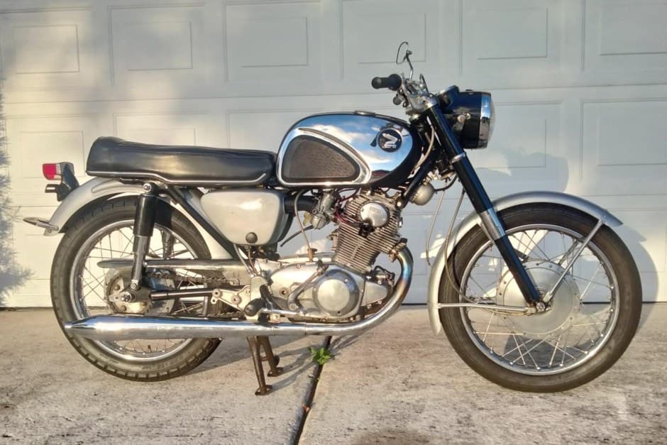 1964 Honda Dream, CB77 Super Hawk, & CL77 Scrambler sold for $4,150
