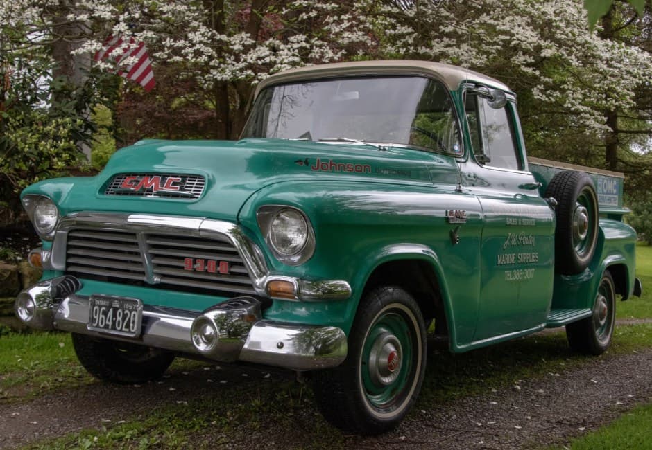 1957 GMC Blue Chip Pickup (1955-1959) sold for $19,004