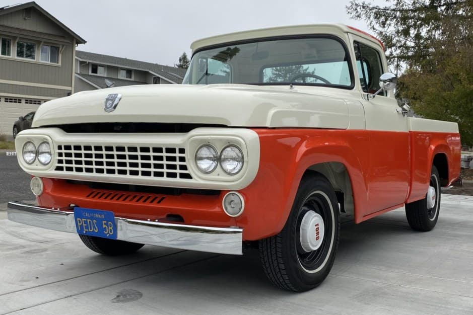 1958 Ford F-Series 1957-1960 sold for $15,500