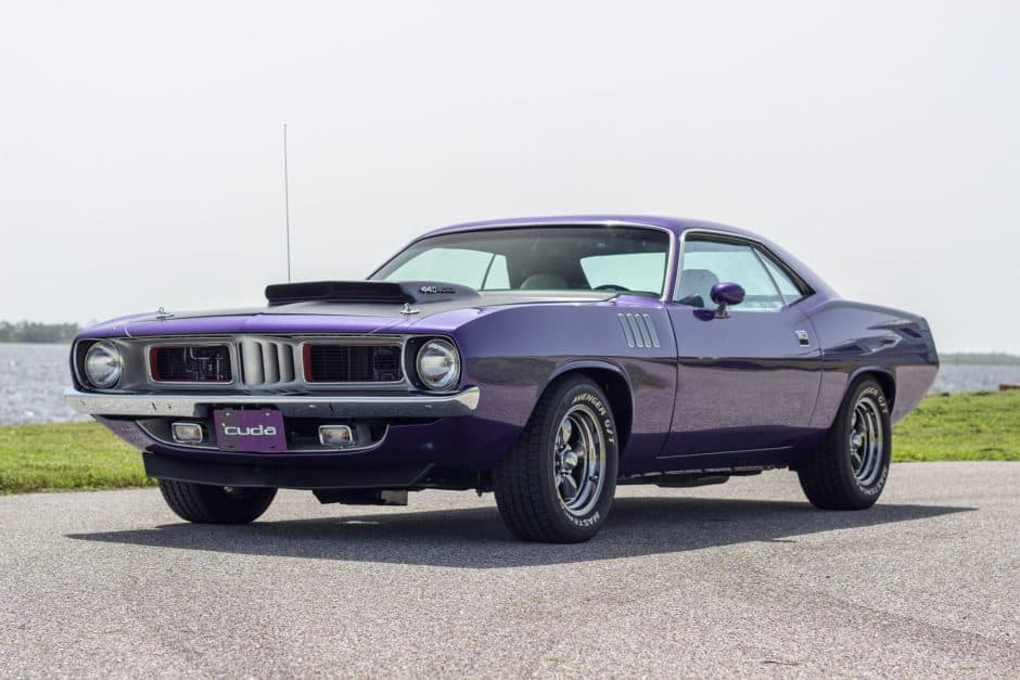 1974 Plymouth Barracuda sold for $85,000