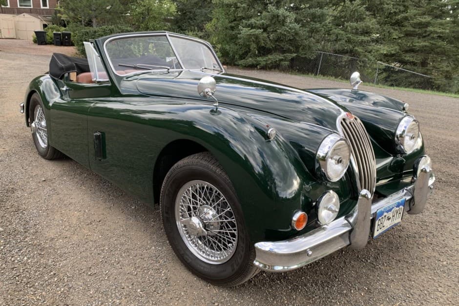 1956 Jaguar XK140 sold for $62,000