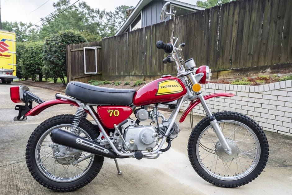1972 Honda SL Motosport sold for $2,400