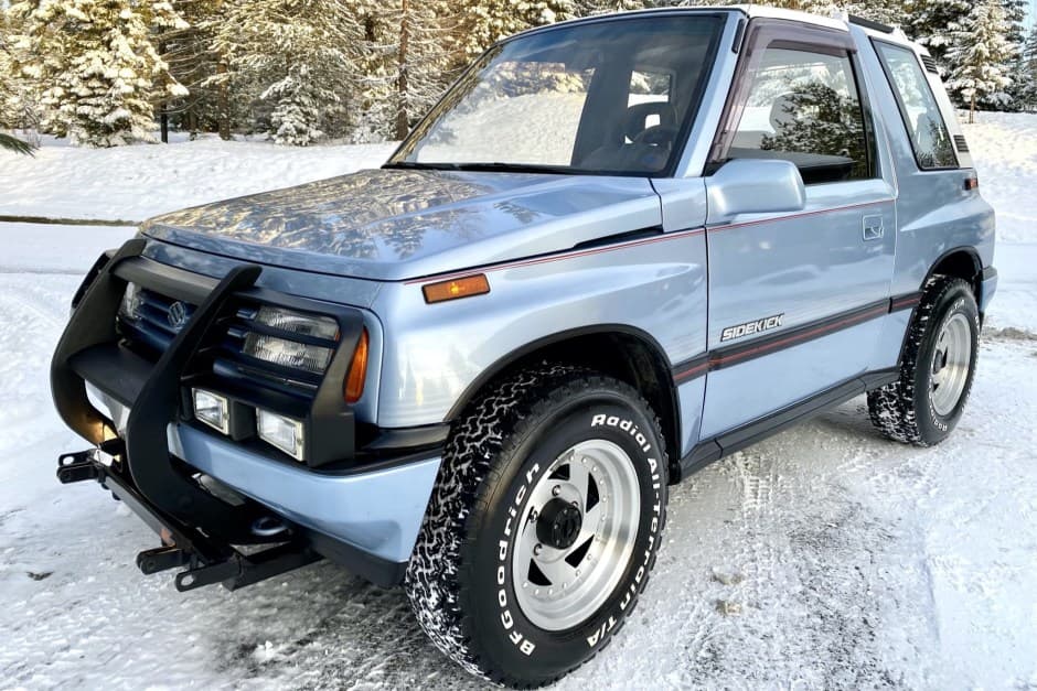 1989 Geo Tracker/Suzuki Sidekick sold for $23,000