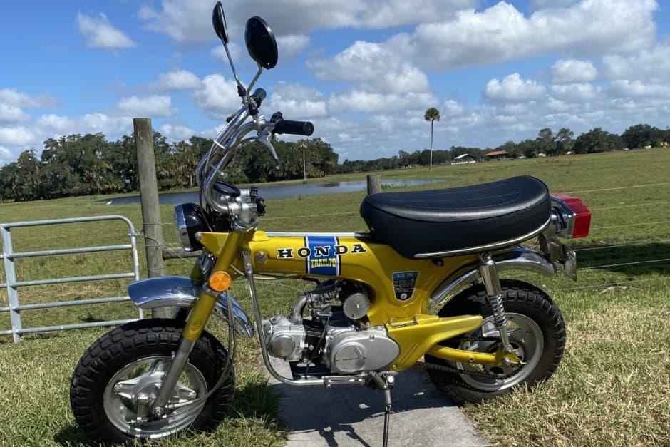 1972 Honda CT70 sold for $6,200
