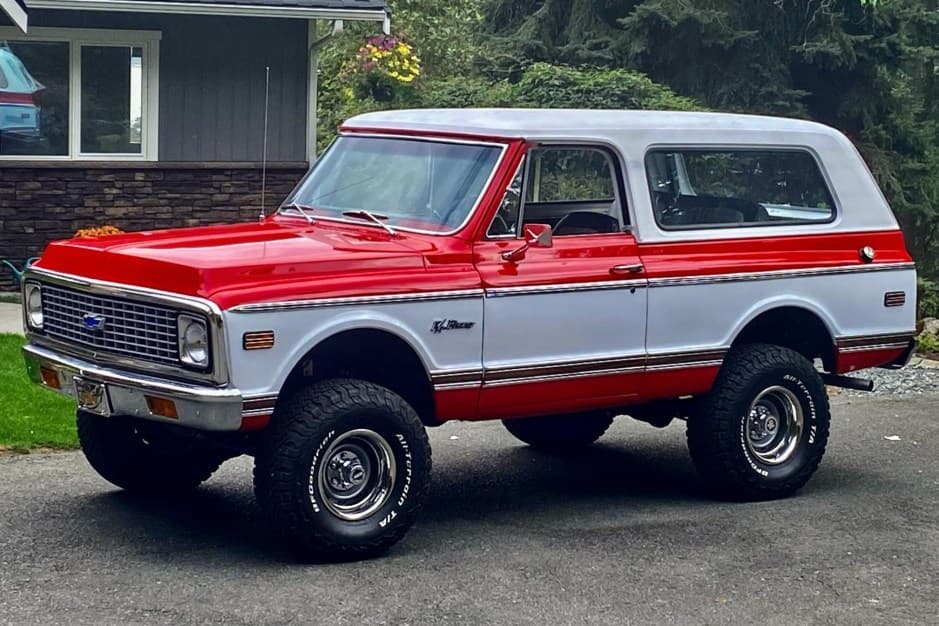 1972 Chevrolet K5 Blazer 1969-1972 sold for $69,500