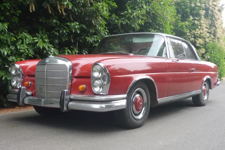 1966 Mercedes-Benz W111 Coupe & Cabriolet sold for $13,500