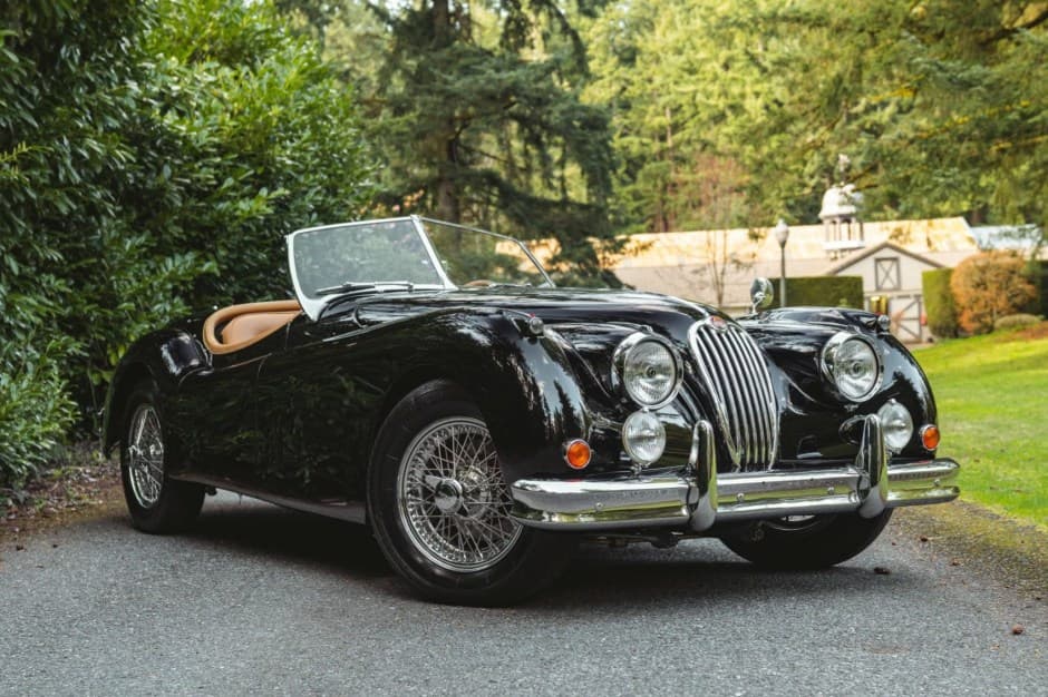 1957 Jaguar XK140 sold for $100,000