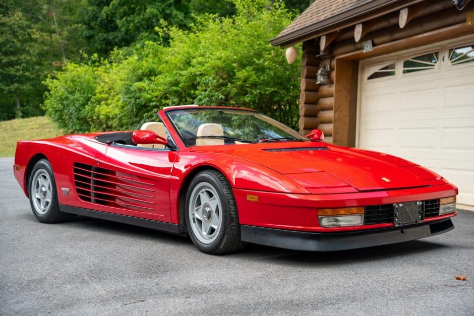 1987 Ferrari Testarossa sold for $243,000
