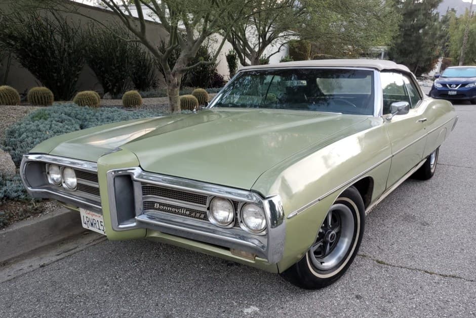 1969 Pontiac Bonneville sold for $11,500