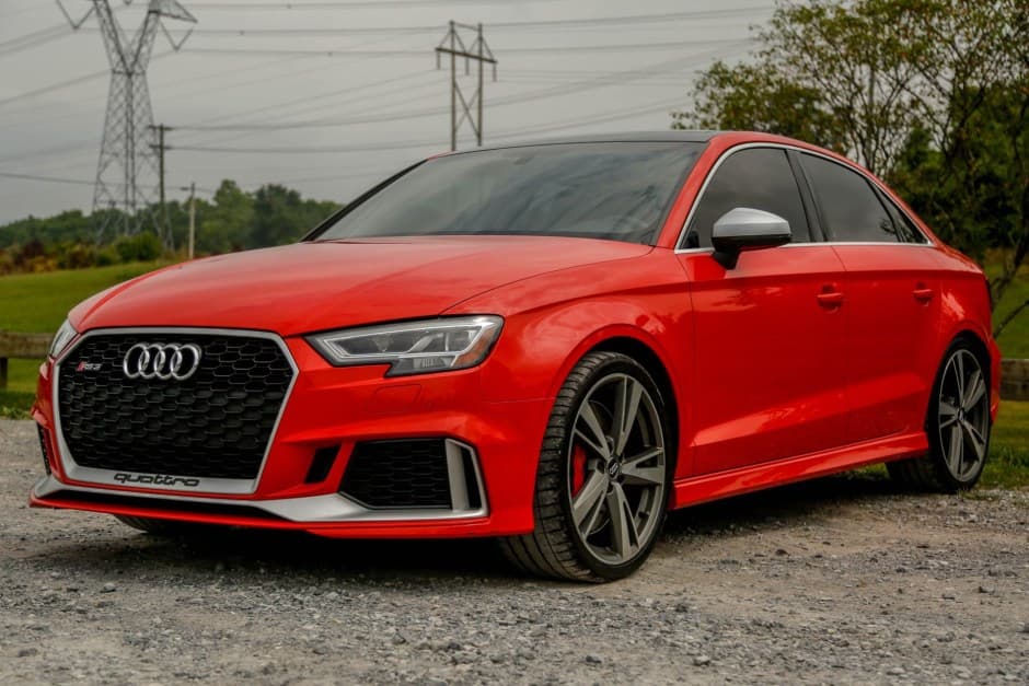 2017 Audi RS3 sold for $37,750