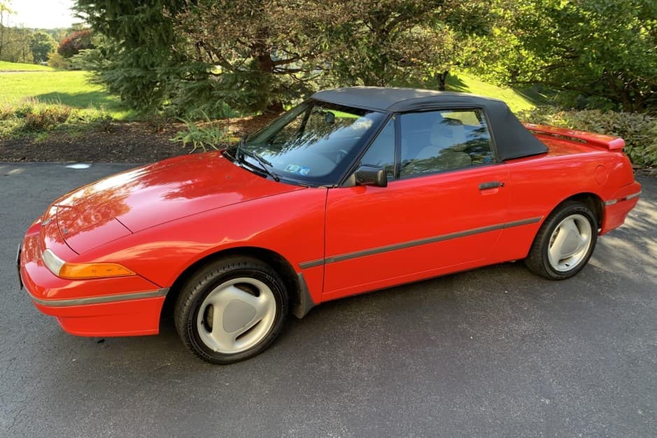 1992 Mercury Capri sold for $9,300