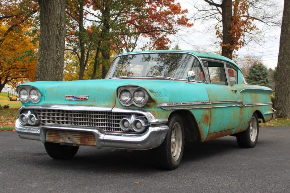 1958 Chevrolet Biscayne sold for $7,858
