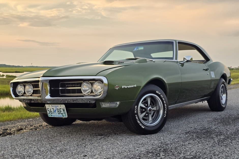 1968 Pontiac Firebird (1967-1969) sold for $53,100