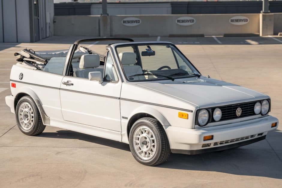 1989 Volkswagen Golf/Rabbit Cabriolet sold for $21,000