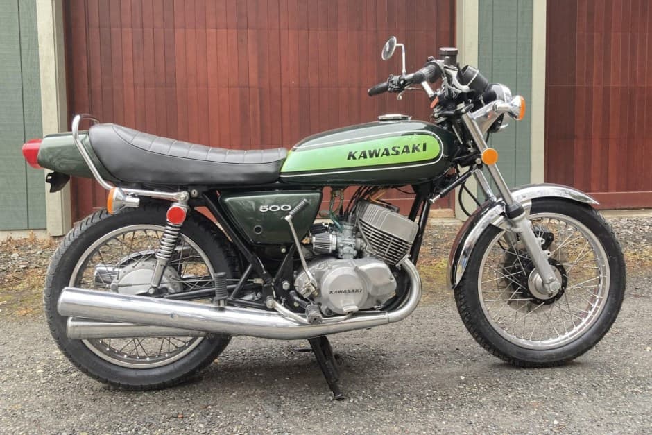 1974 Kawasaki H1 Mach III sold for $10,400
