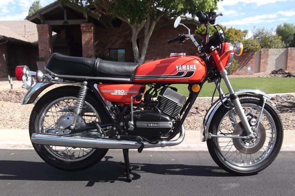 1975 Yamaha RD sold for $10,000