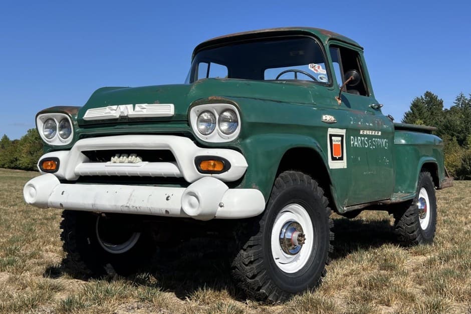 1958 GMC Blue Chip Pickup (1955-1959) sold for $31,750