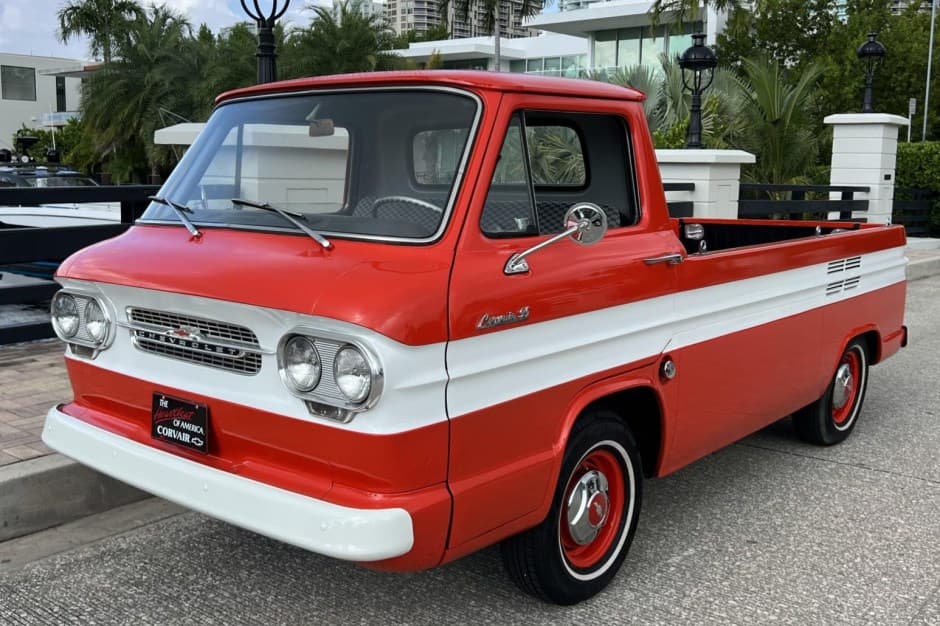 1961 Chevrolet Corvair Rampside and Loadside Pickup sold for $20,000