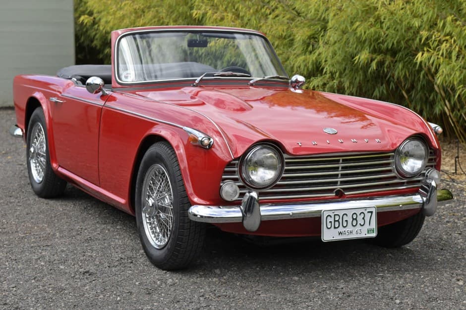1966 Triumph TR4 sold for $38,000
