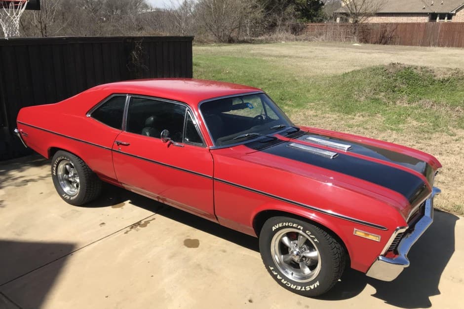 1972 Chevrolet Nova sold for $13,600