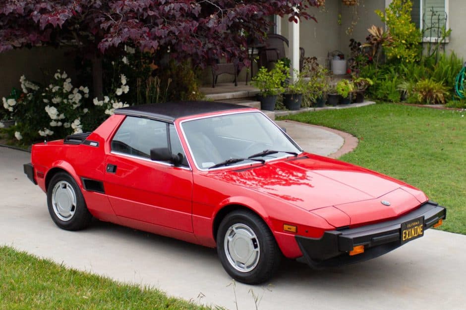 1986 Fiat X1/9 sold for $9,000