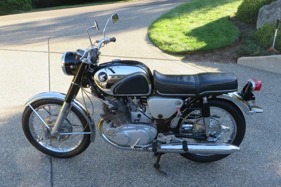 1967 Honda Dream, CB77 Super Hawk, & CL77 Scrambler sold for $8,400